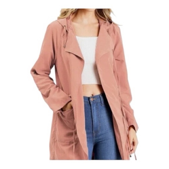 Love Tree Jackets & Blazers - Love Tree Women's Dusty Pink Trench Coat